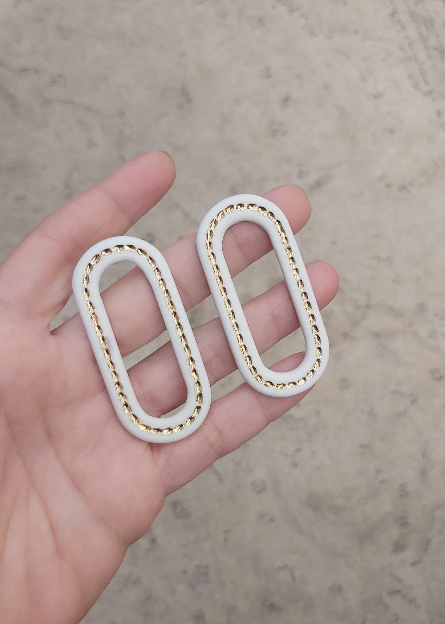 Porcelain earrings 3XL605 + colors