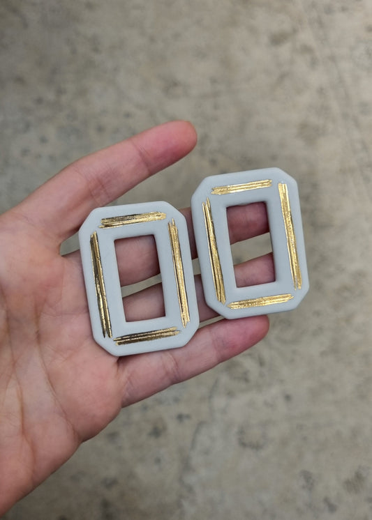 Porcelain earrings 3XL607