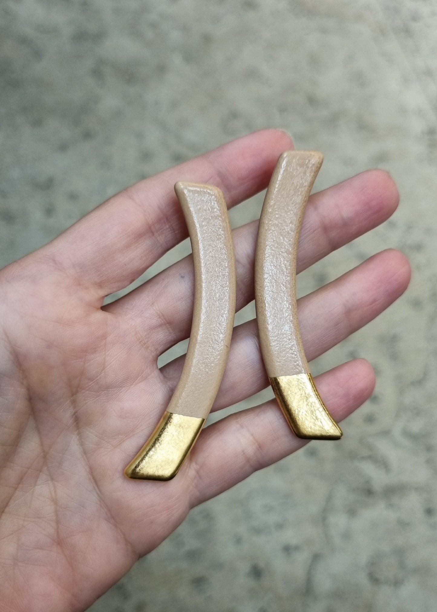 Porcelain earrings 3XL609