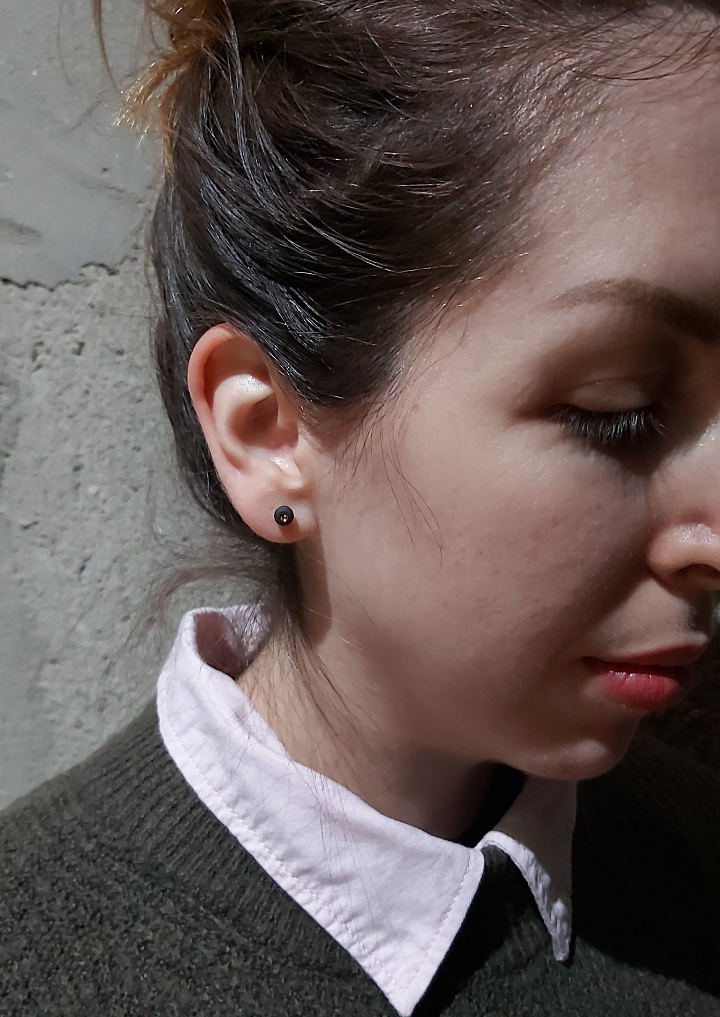 Porcelain earrings S106 Sandra