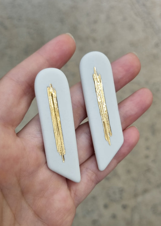 Porcelain earrings 3XL608