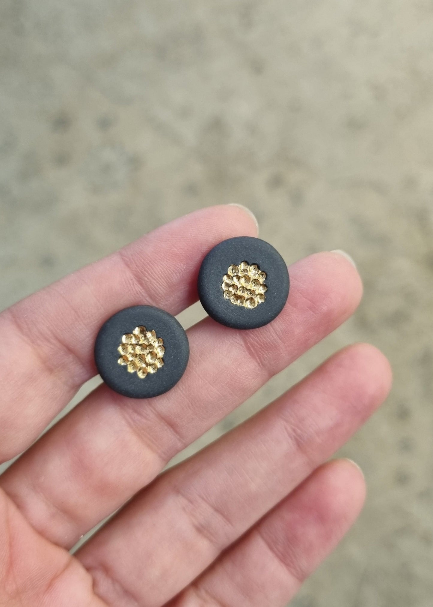 Porcelain earrings L307