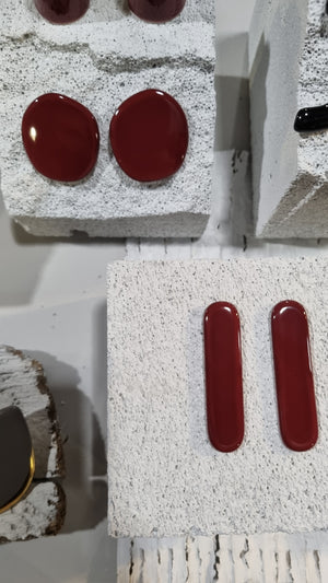 Porcelain earrings #M03