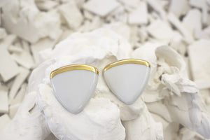 Open image in slideshow, Porcelain earrings #204 + colors
