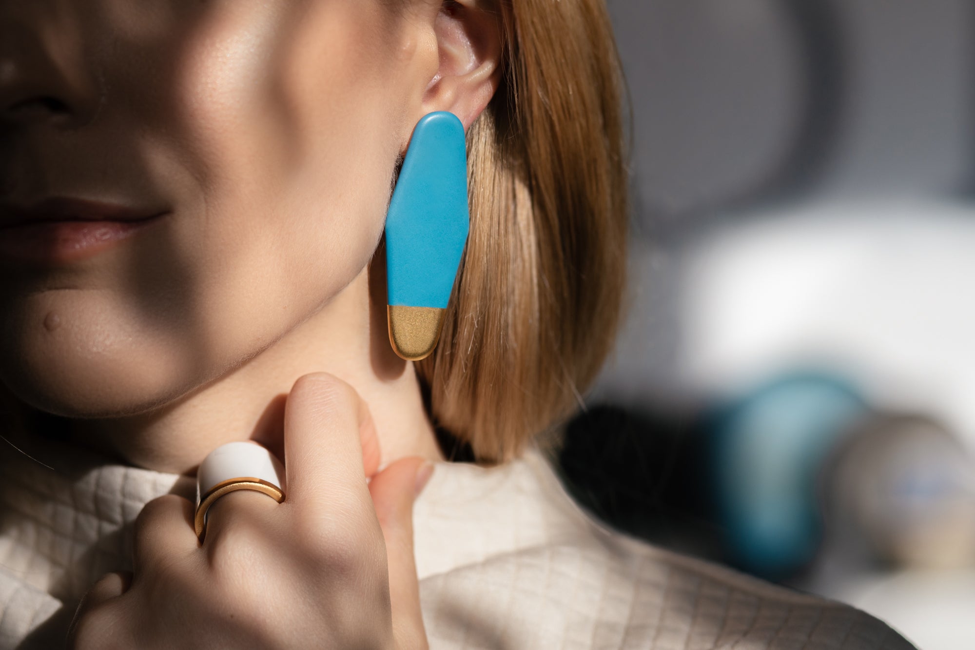 Porcelain earrings #503 + colors