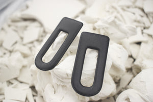 Open image in slideshow, Porcelain earrings #M02
