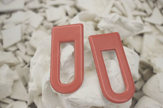 Porcelain earrings L304