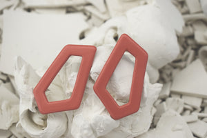 Open image in slideshow, Porcelain earrings #M05
