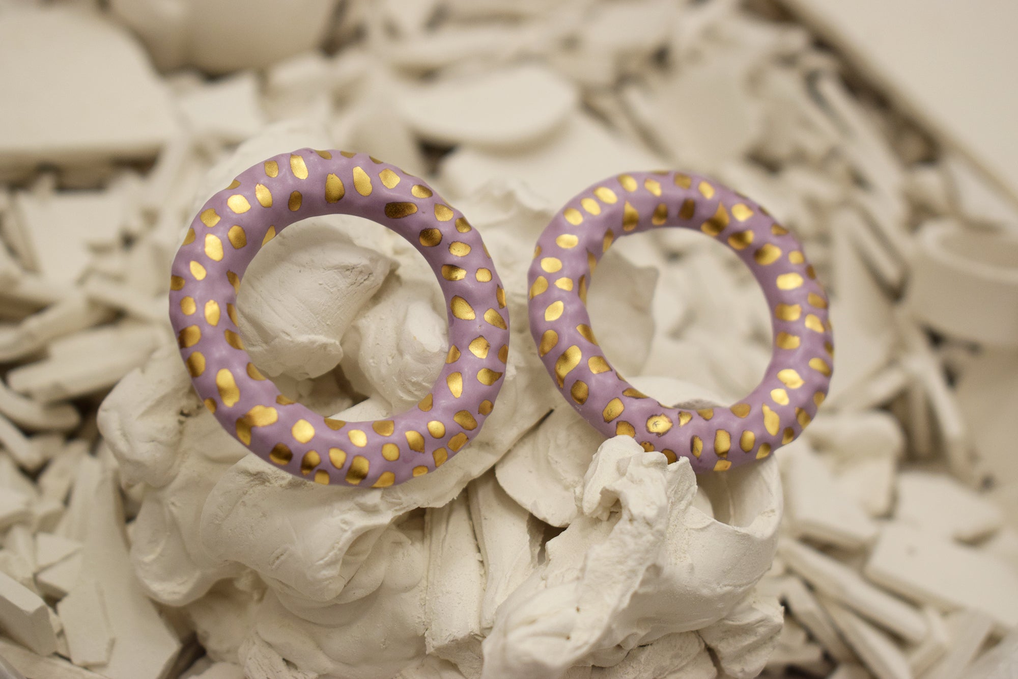 Porcelain earrings #701 + colors